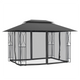 vidaXL 4 x 3m Gazebo with Sidewalls in Anthracite