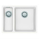 Carron Phoenix HAVEN150-16/LHSB/PW 125.0717.262 Haven 150-16 Granite Undermount Sink - Polar White P