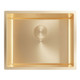Abode AW5161 Koto Single Bowl PVD Inset / Undermount Sink - Brass Product Image