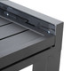 Outsunny Extendable 10 Seater Outdoor Garden Table in Grey