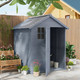 Outsunny 6 x 6.5 ft Wooden Outdoor Storage Shed with Floor and Window