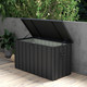 Outsunny 450L Waterproof Outdoor Storage Box with Wheels and Handles