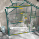 Outsunny 6 x 2.5ft Polycarbonate Aluminium Frame Greenhouse