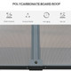 Outsunny 4 x 3m Waterproof Outdoor Hardtop Pergola in Grey