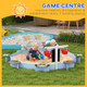 Outsunny Kids Sandbox Outdoor Playset for Ages 3-7 Years in Blue