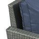 Outsunny 6 Piece Padded Outdoor Rattan Wicker Furniture Set