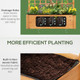 Outsunny 105x40x135cm Raised Bed Wooden Planter with 2 Shelves