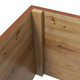 Outsunny Wooden Trellis Planter, Raised Garden Bed for Climbing Plants