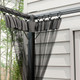Outsunny 3x3 m Pergola with Retractable Roof and Netting in Dark Grey