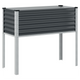 vidaXL 100x41x90cm Steel Garden Planter in Anthracite