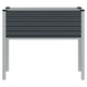 vidaXL 100x41x90cm Steel Garden Planter in Anthracite