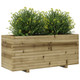 vidaXL 110x40x49.5cm Impregnated Pine Wood Garden Planter