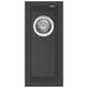 Reginox QUADRA50B Single Bowl Granite Kitchen Sink - Black Product Image