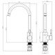 Reginox TARAVO Single Lever C-Spout Kitchen Tap 2nd Image