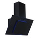 Lifestyle LSHDANBL70B 70cm Blue LED Angled Chimney Hood - Black Product Image