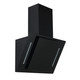 Lifestyle LSHDANWH60B 60cm White LED Angled Chimney Hood - Black Product Image
