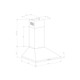 Lifestyle LSHDCH70 70cm Chimney Cooker Hood 2nd Image