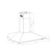 Lifestyle LSHDCH90 90cm Chimney Cooker Hood 2nd Image