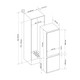 Lifestyle LS7030FF Buil In 70/30 Frost Free Fridge Freezer 2nd Image