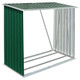 Firewood Garden Log Storage Shed Galvanised Steel 163x83x154 cm