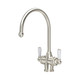 Perrin & Rowe 1437PFWPC Phoenician Dual Lever Filtration Tap WPC Levers - Pewter Product Image