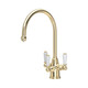 Perrin & Rowe 1460IGWPC Phoenician Triple Lever Filtration Tap WPC Levers - Gold Product Image