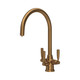 Perrin & Rowe 1480BZ Langbourne Triple Lever Filtration Tap - English Bronze Product Image