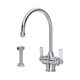 Perrin & Rowe 1537CPWPC Phoenician Dual Lever Filtration & Rinse Tap WPC Levers - Chrome Product Ima