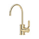 Perrin & Rowe 1633HTIG Armstrong Mini Filtration Tap Textured Handle - Gold Product Image