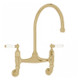 Perrin & Rowe 4183SBWPC Ionian 2 Hole Mix Levers WPC Levers - Satin Brass Product Image