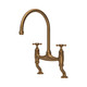 Perrin & Rowe 4192BZ Ionian Bridge Sink Mixer Tap - English Bronze Product Image