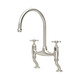 Perrin & Rowe 4192PF Ionian Bridge Sink Mixer Tap - Pewter Product Image