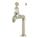 Perrin & Rowe 4330NIWPC Mayan Bibcock Cold Tap White Levers - Nickel Product Image