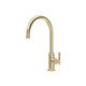 Perrin & Rowe 4908BR Southbank Monobloc Sink Mixer - Polished Brass Product Image
