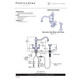 Perrin & Rowe 4766 Provence Monobloc Sink Mixer Dual Lever with Rinse 3rd Image