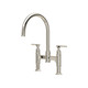 Perrin & Rowe 4996NI Southbank Bridge Sink Mixer - Nickel Product Image