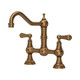Perrin & Rowe 4751BZ Provence Bridge 2 Hole Mix - English Bronze Product Image