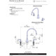 Perrin & Rowe 4371 Phoenician Three Hole Widespread Sink Mixer BAB Levers 2nd Image