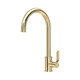 Perrin & Rowe 4512HTBR Armstrong Single Lever Tap With Textured Handle - Brass Product Image