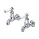 Perrin & Rowe 4322CPWPC Mayan Ionian Lever Bibcock Wall Mounted Tap WPC Levers - Chrome Product Imag