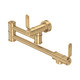 Perrin & Rowe 4599HTSB Pot Filler + Lever Handles - Satin Brass Product Image