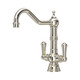 Perrin & Rowe 4761NI Provence Monobloc Sink Mixer Dual Lever - Nickel Product Image