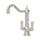 Perrin & Rowe 4761PF Provence Monobloc Sink Mixer Dual Lever - Pewter Product Image