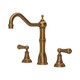 Perrin & Rowe 4771BZ Provence 3 Hole Widespread Sink Mixer - English Bronze Product Image
