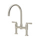 Perrin & Rowe 4293NI Langbourn Bridge 2 Hole Sink Mix - Nickel Product Image