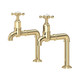 Perrin & Rowe 4338BR Ionian Bibcock Deck Mounted Crosshead Tap - Polished Brass Product Image