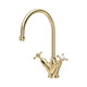 Perrin & Rowe 4385BR Phoenician Mono Sink Mixer Dual Crosshead - Polished Brass Product Image