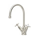 Perrin & Rowe 4385PF Phoenician Mono Sink Mixer Dual Crosshead - Pewter Product Image