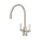 Perrin & Rowe 4460PFWPC Phoenician Mono Sink Mix Dual Lever WPC Levers - Pewter Product Image