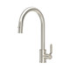 Perrin & Rowe 4544HTPF S/Lever PullDown Tap With Textured Handle - Pewter Product Image
